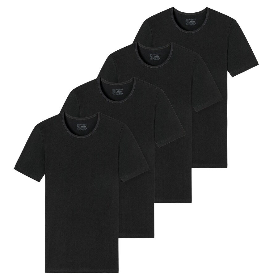 

Классическая футболка SCHIESSER Shirt, черный