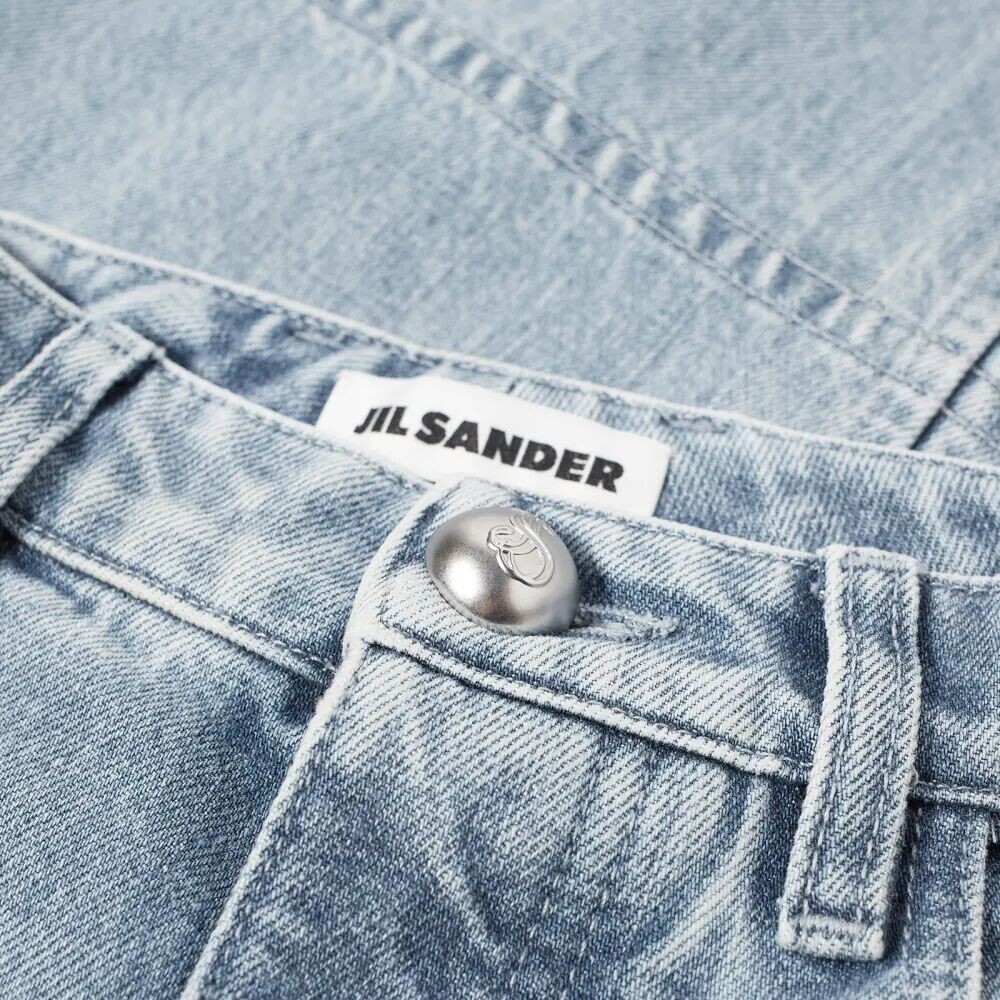 

Jil Sander Джинсы с вытачками и швами, синий