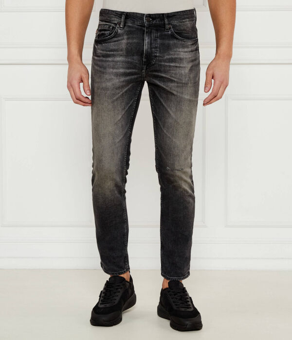 

Джинсы делавер бо Slim fit Boss Orange, черный