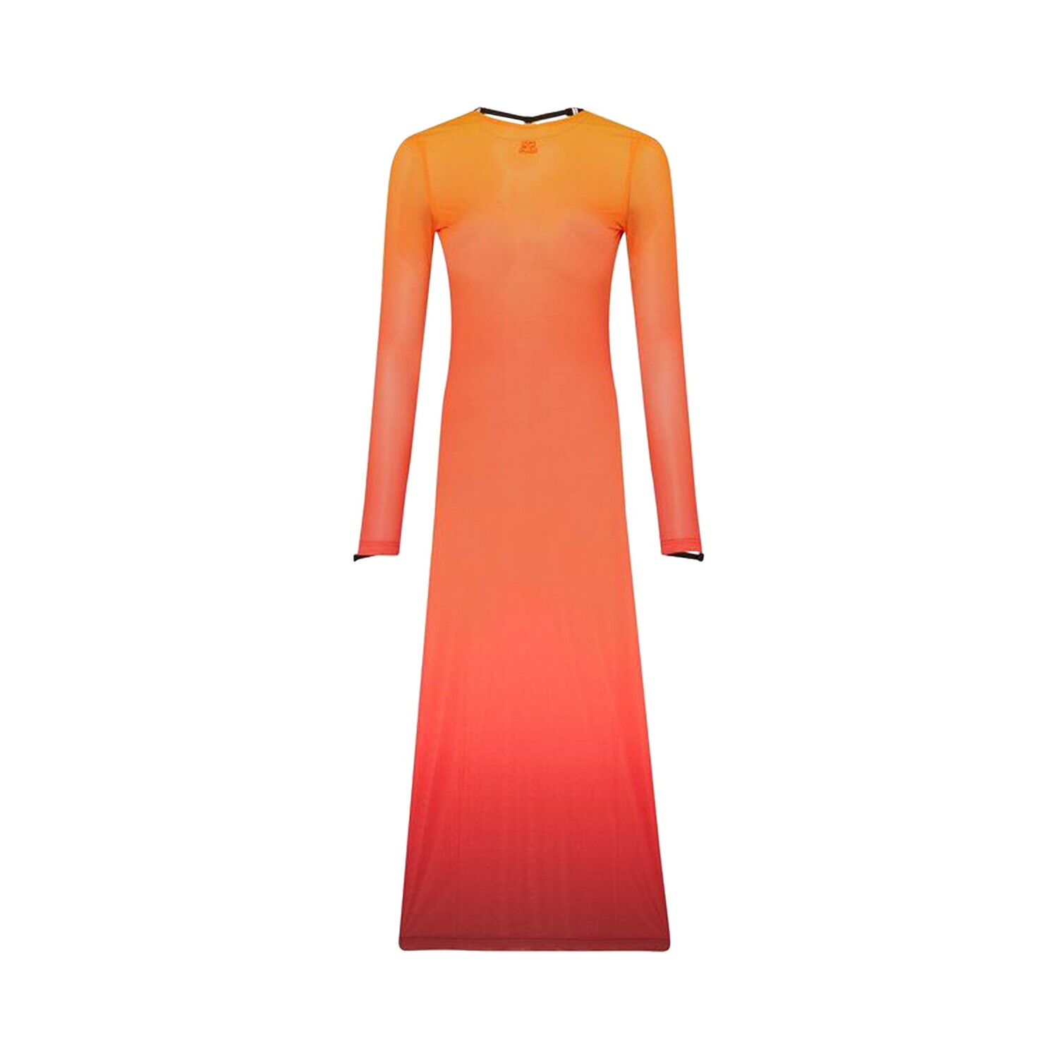 

Длинное платье Courrèges Belgium Second Skin, цвет Degrade Sunset