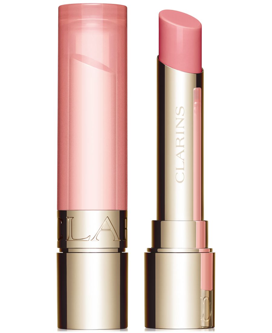 

Увлажняющий бальзам для губ с пептидами и эффектом увеличения объема Clarins, 01 бледно-розовый