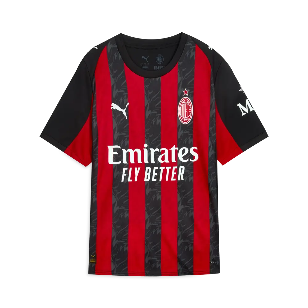 

Футболка Jersey Local Ac Milan 25/26 Para Hombre PUMA, черный