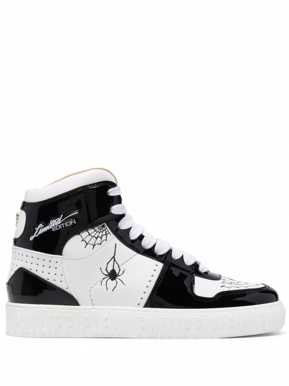 

Philipp Plein высокие кеды, белый