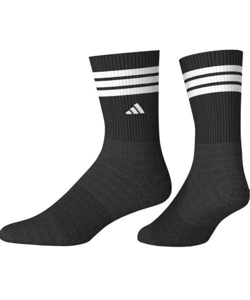 Мягкие носки Adidas средней длины с тремя полосками — фото 2