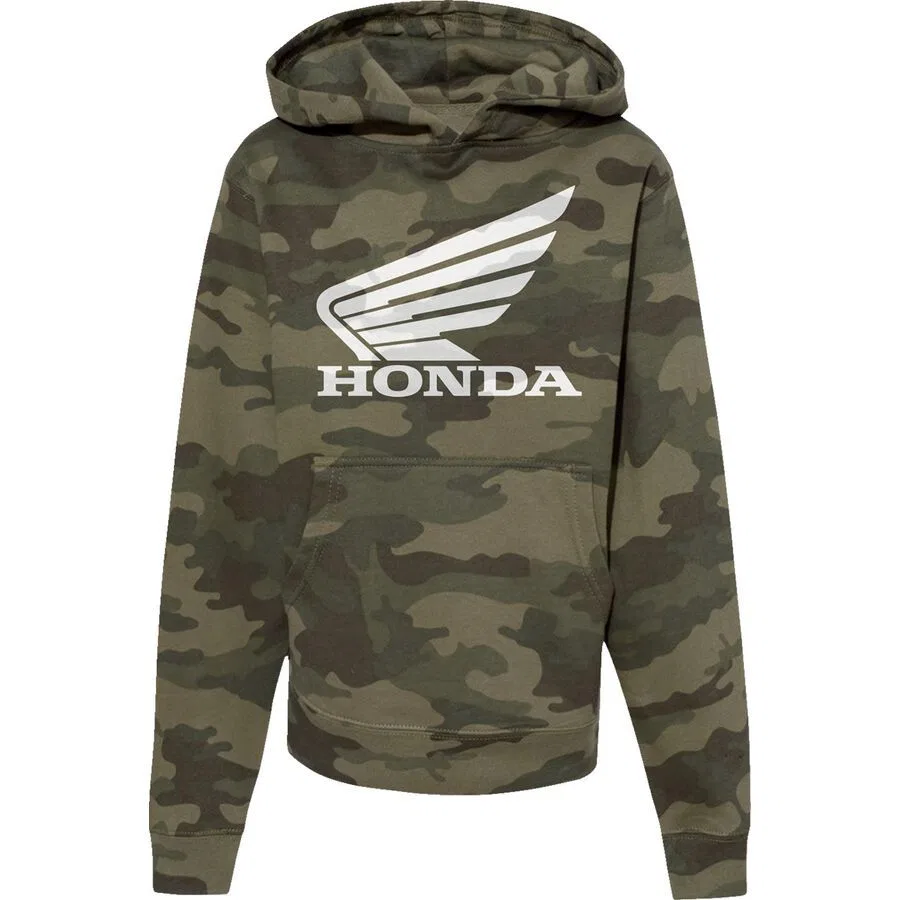 Толстовка с капюшоном для молодежи Honda Apparel, Camo