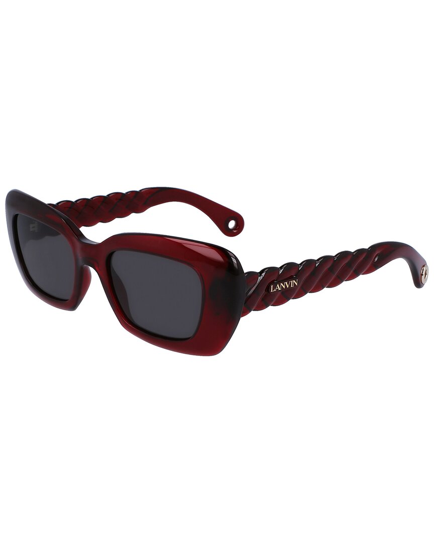 

LANVIN женские солнцезащитные очки Babe 52 мм, красный