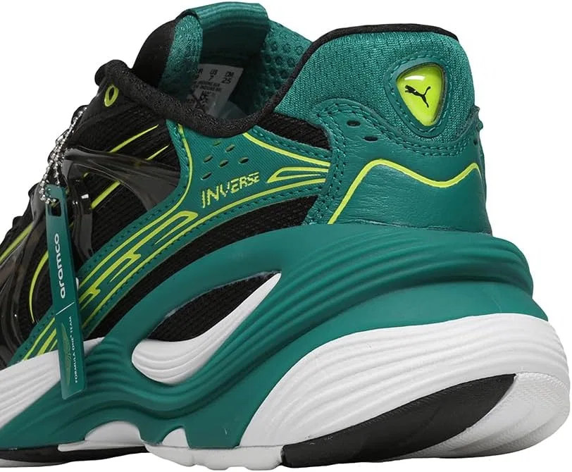 Кроссовки Puma Unisex Adult Amf1 Inverse, Black Green Lux — фото 4
