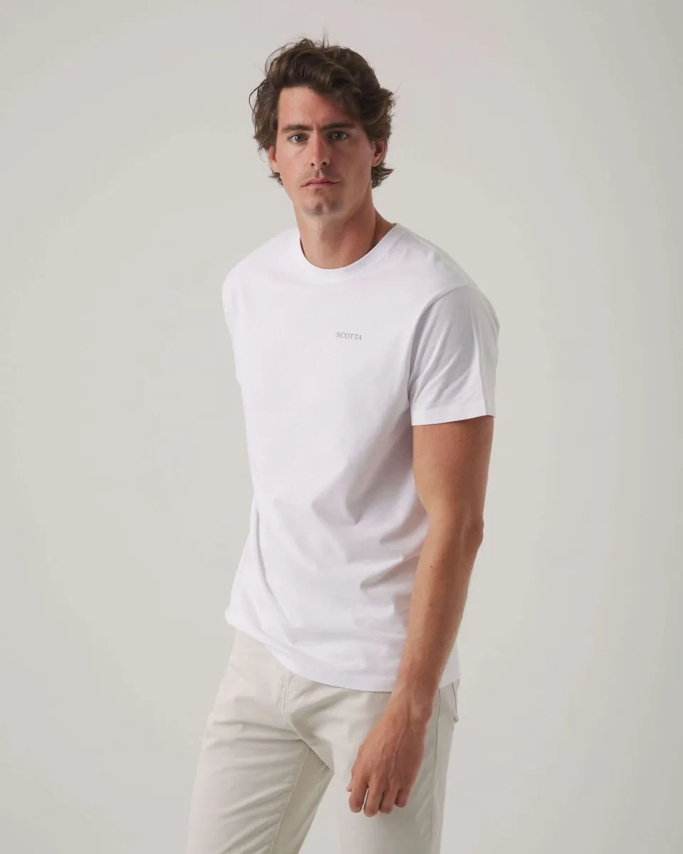 

Мужская футболка с коротким рукавом Scotta 1985, белый