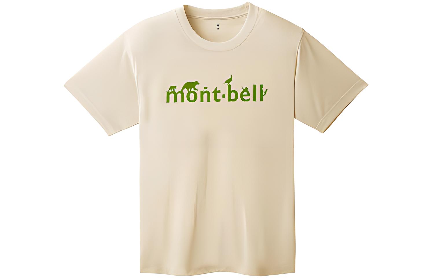 

Футболка мужская MONTBELL, IV слоновая кость белая