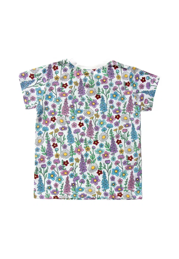 Футболка Villervalla 0143mta print t-shirt, дикие цветы — фото 2