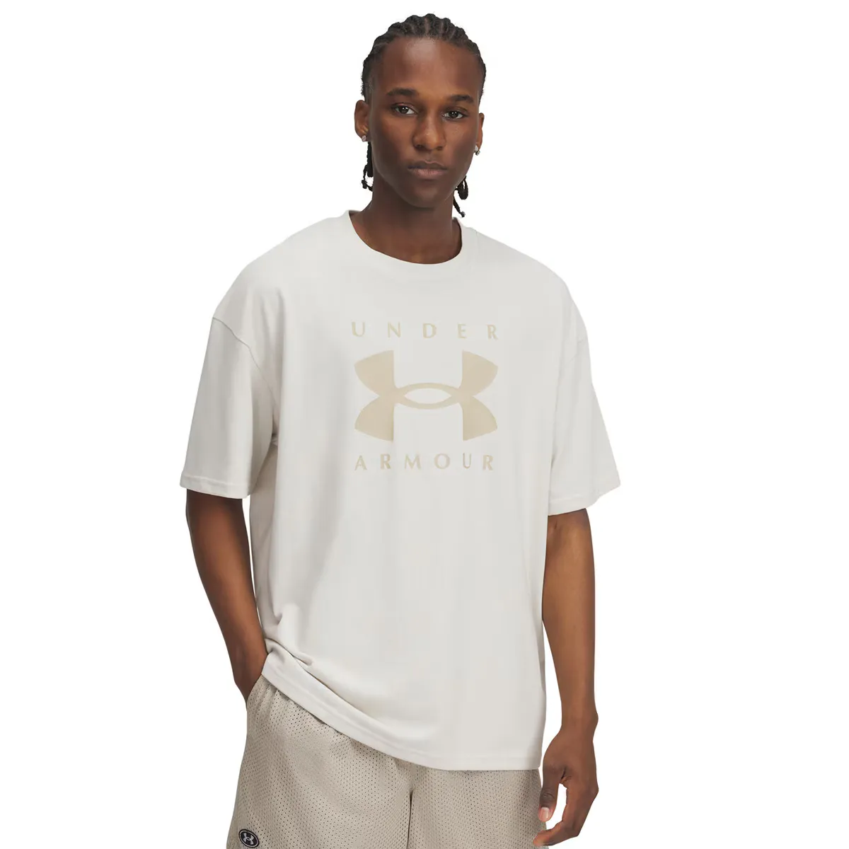 

Футболка мужская UA M HW OS Branded SS Under Armour, белый