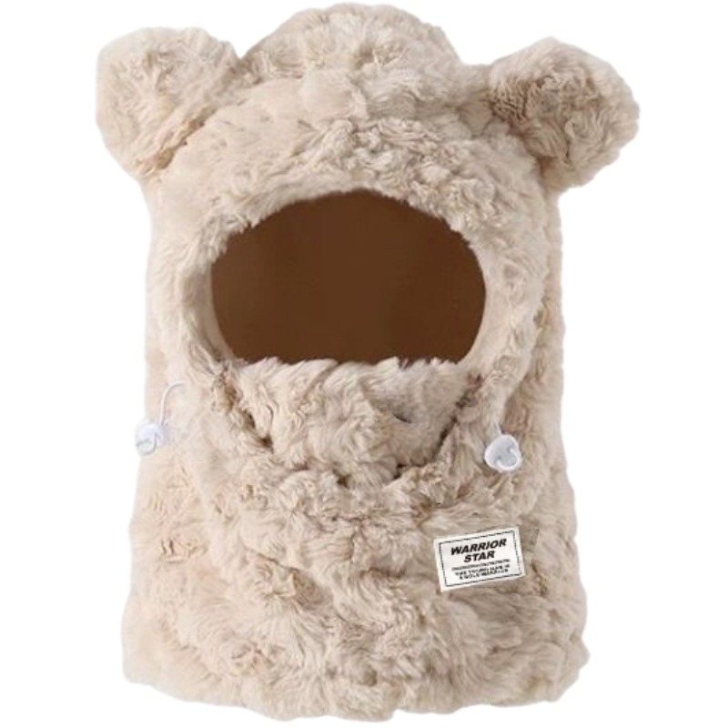 

Балаклава из полиэстера унисекс WARRIOR, бежевый