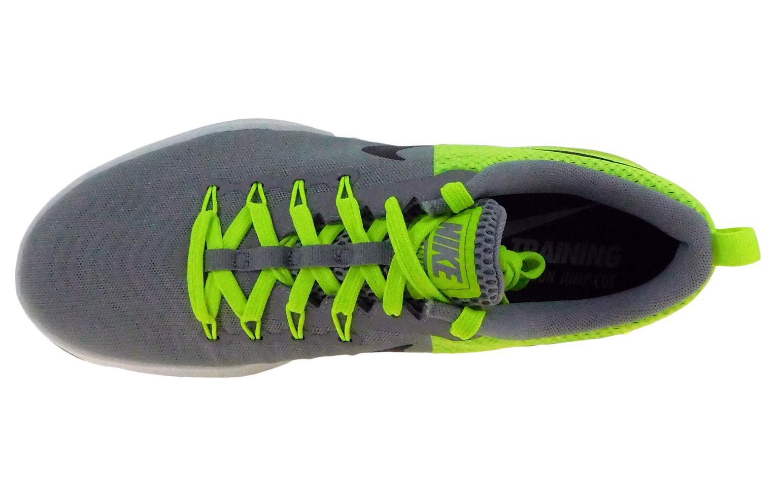 Nike Zoom Train Action Cushioning, износостойкие низкие кроссовки для тренировок мужские серо-зеленые — фото 3