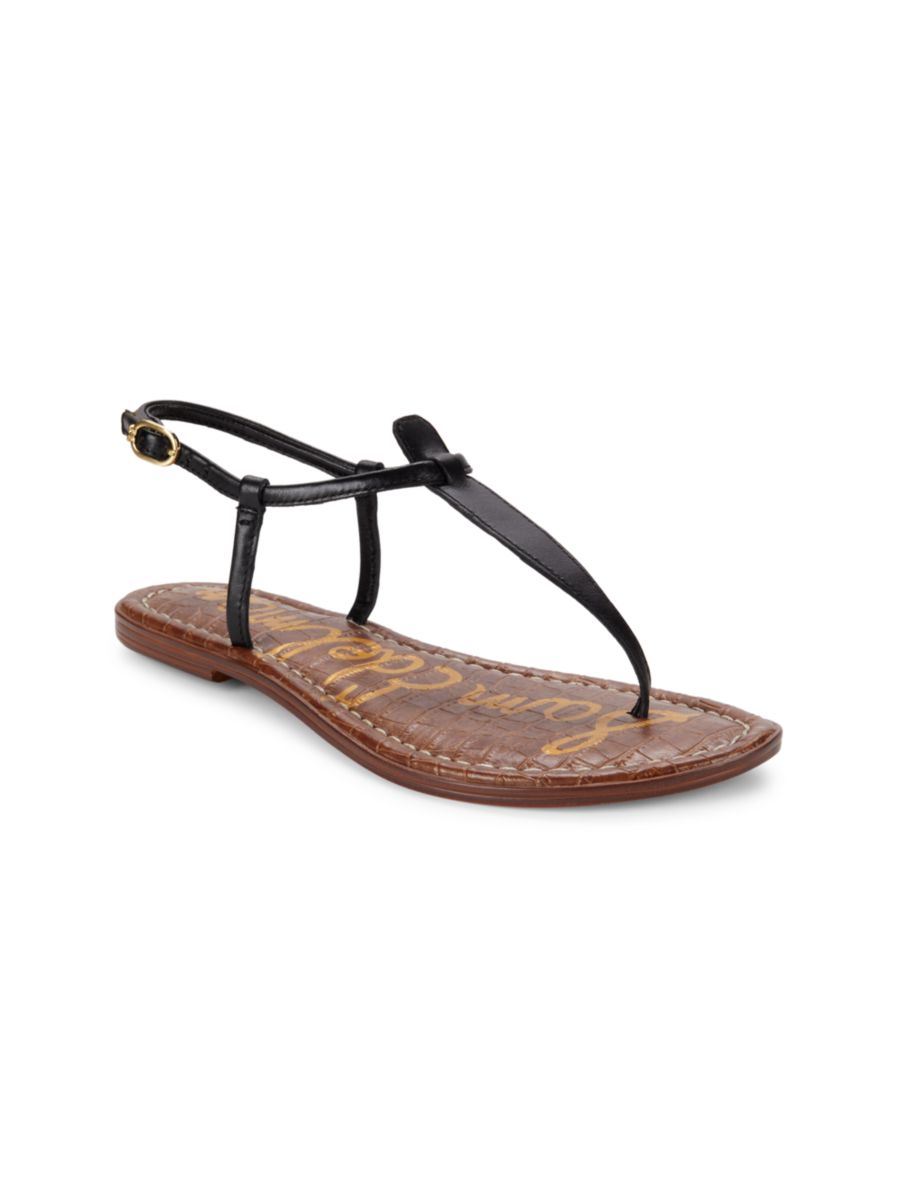 

Сандалии Gigi Leather для девочек Sam Edelman, черный