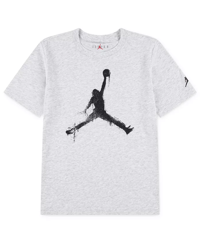 

Футболка с коротким рукавом Jump Man для мальчиков 8-20 Jordan, серый