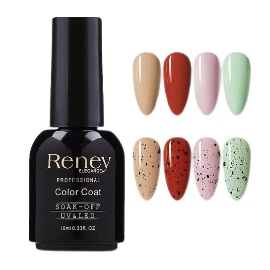

Лак гибридный Reney Eggshell Top No Wipe 10мл, Reney Cosmetics