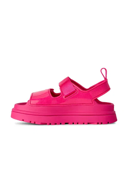 Сандалии детские Glossy Sparkles UGG, розовый — фото 4