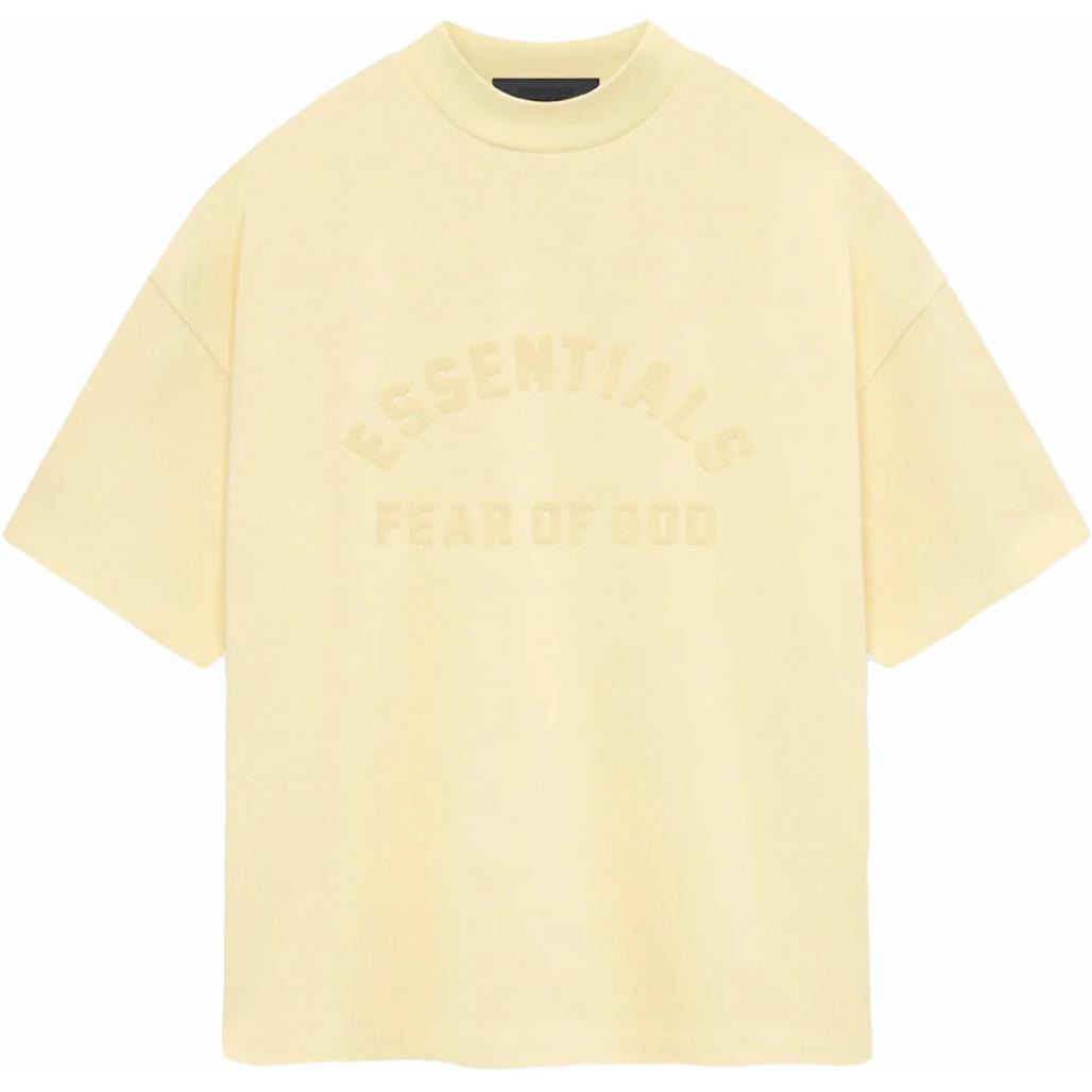 

Футболка с принтом логотипа Fear Of God Essentials, Садовый Желтый