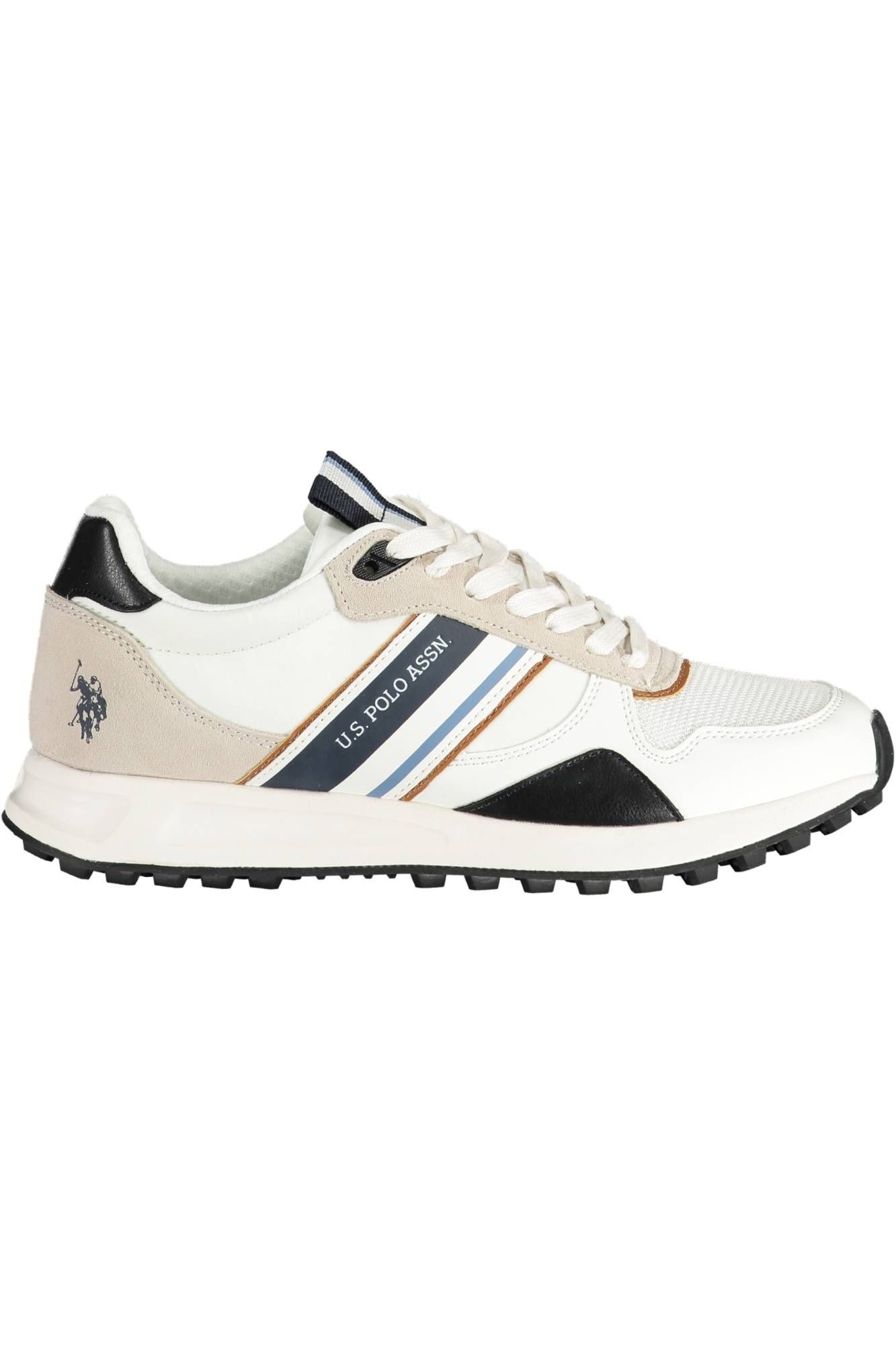 

Белые хлопковые мужские кроссовки U.S. Polo Assn.