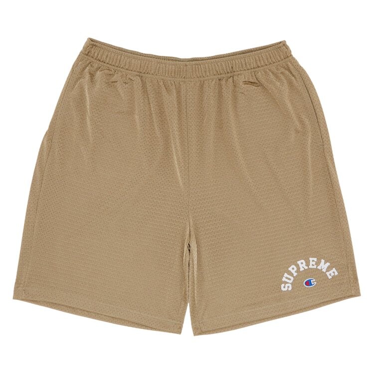 

Шорты Supreme x Champion Mesh Short, бежевый