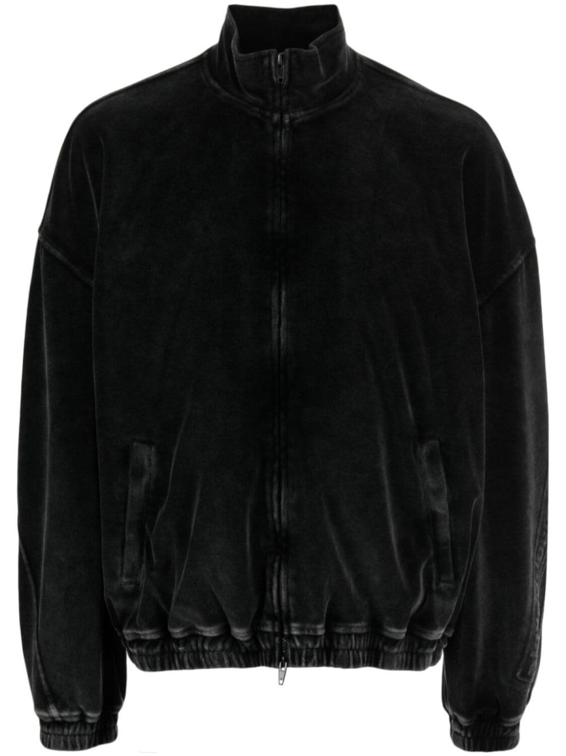

Alexander Wang куртка с тисненым логотипом, черный