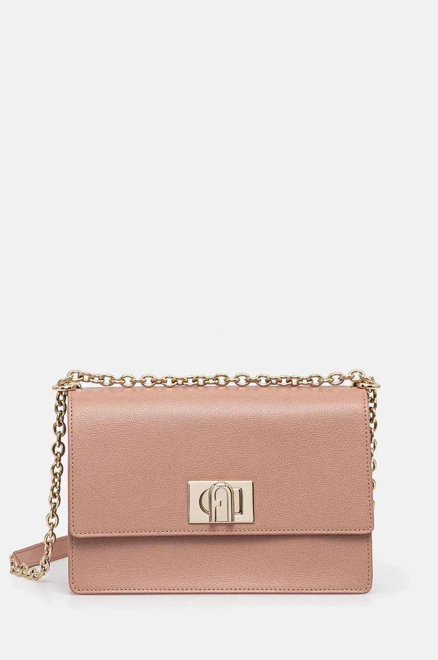 

Кожаная сумочка Furla, розовый