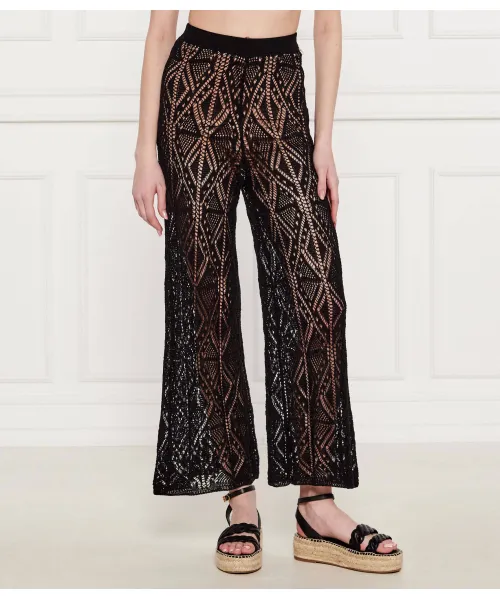 

Брюки Flare fit Liu Jo, черный