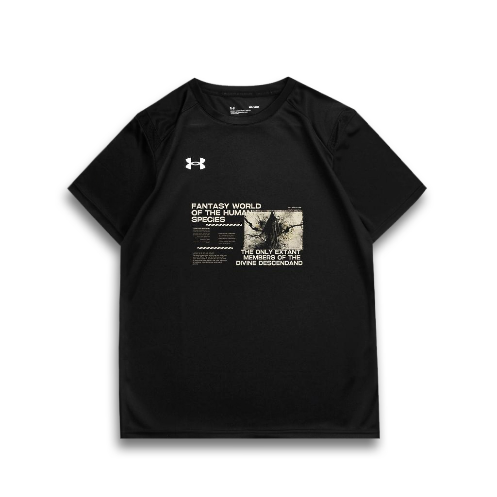 

Under Armour Футболка унисекс черная, Черный, Under Armour Футболка унисекс черная