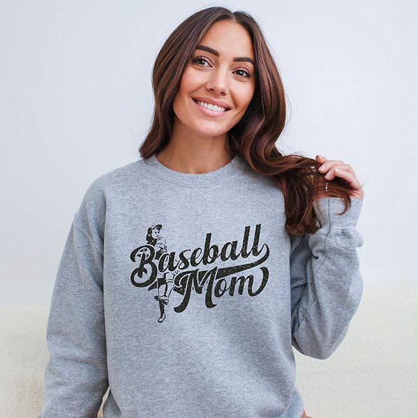 

Свитшот женский с принтом Baseball mom cursive retro Simply Sage Market, Graphite, Зеленый, Свитшот женский с принтом Baseball mom cursive retro Simply Sage Market, Graphite