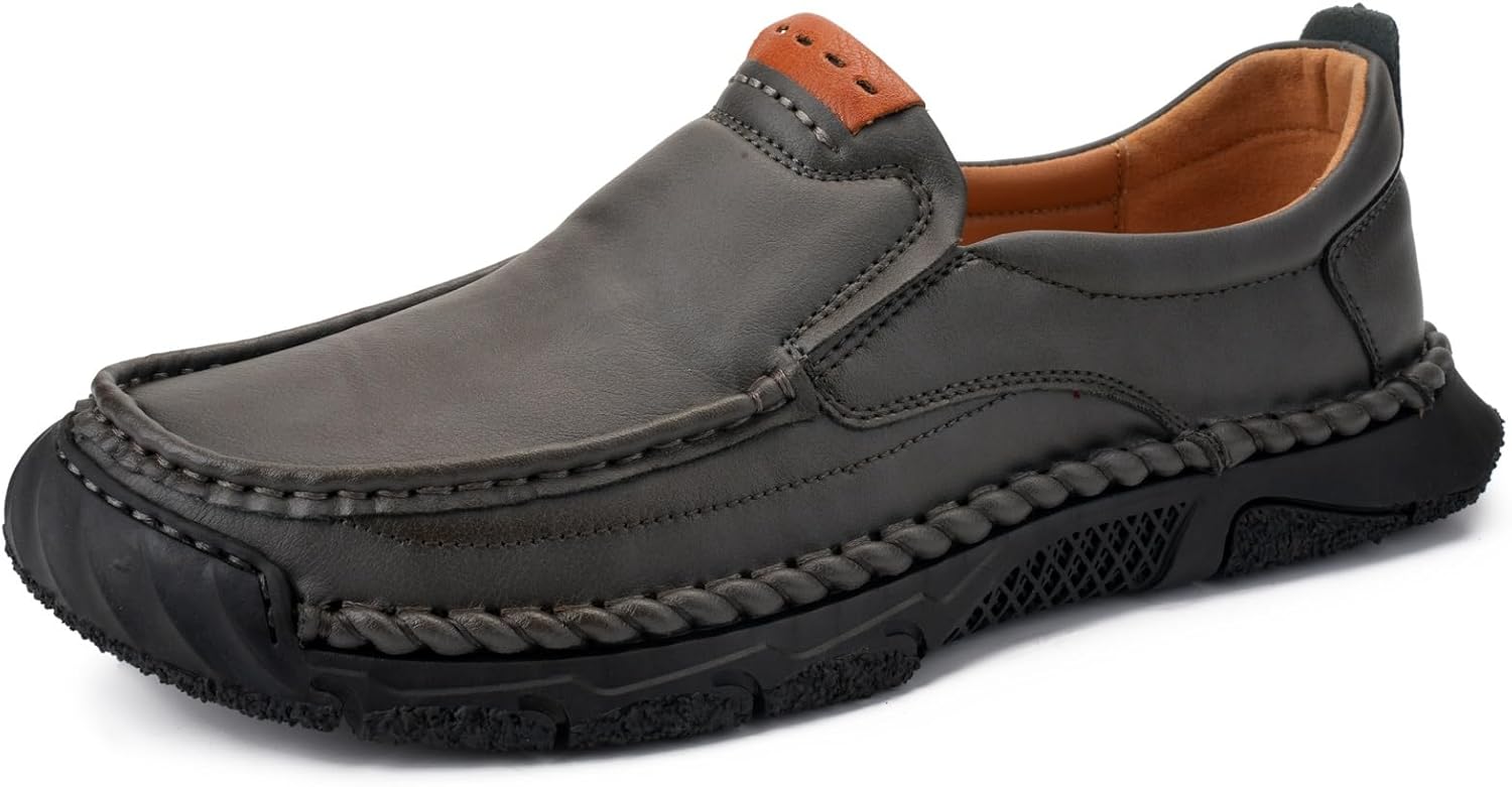 

Мужские лоферы на платформе, повседневная обувь без шнурков, легкие и удобные, для офиса, прогулок, черные, для кемпинга Dmgyck