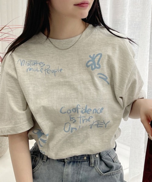 

Футболка с коротким рукавом, принт граффити Ada