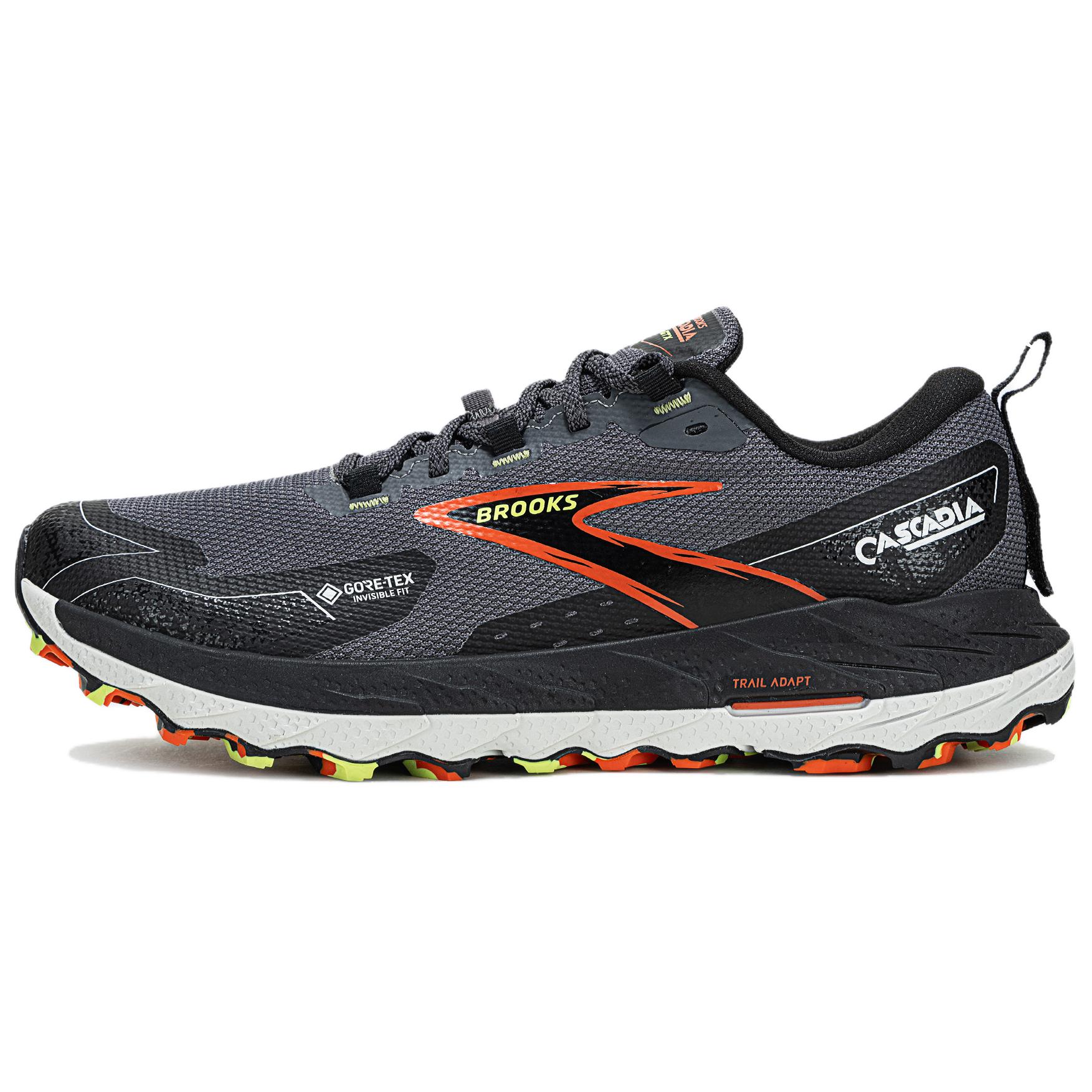 

Brooks Cascadia18 амортизирующие и водонепроницаемые низкие треккинговые кроссовки мужские черные