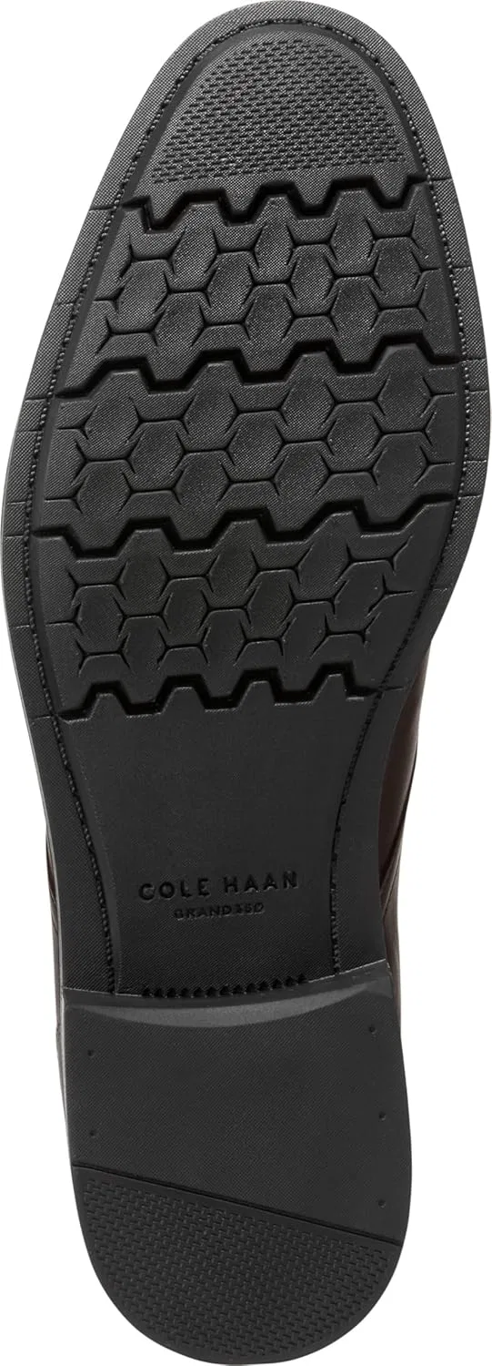 Мужские туфли Cole Haan Newmark Grand Plain Toe Oxford, Dk Choco Black — фото 2