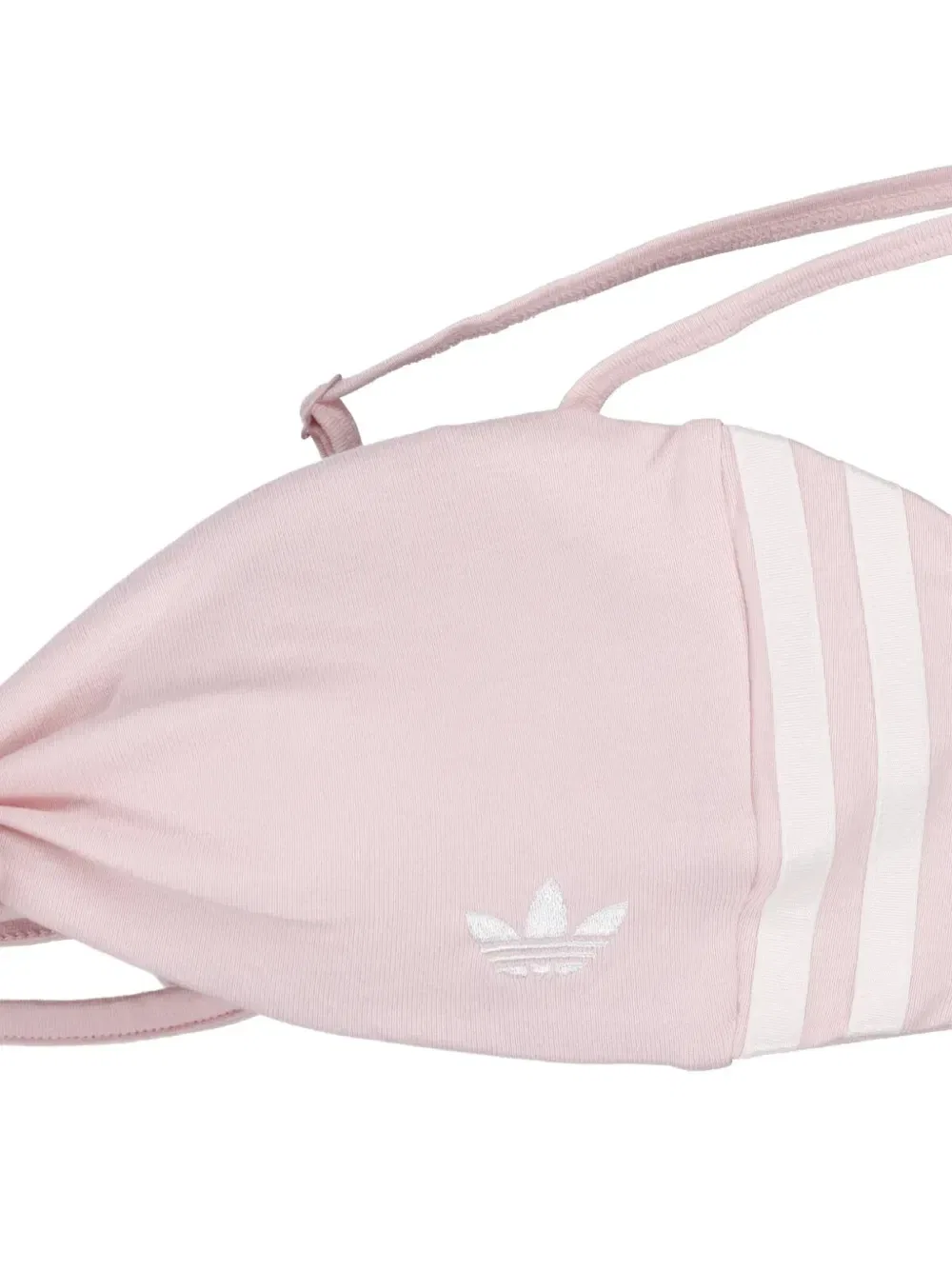Бюстгальтер-бралетт с полосками 3-Stripes Adidas, розовый — фото 3