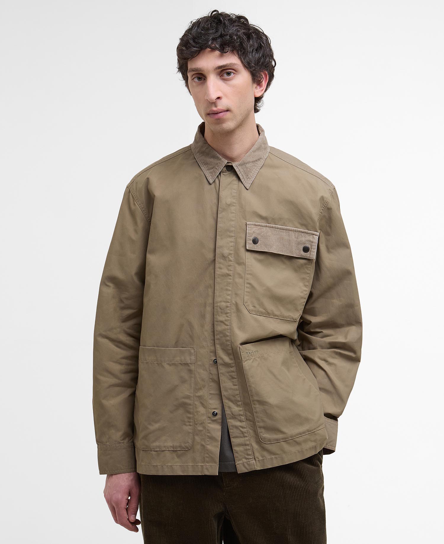 

Верхняя рубашка Barbour Silverbay Oversized Twill, British Khaki