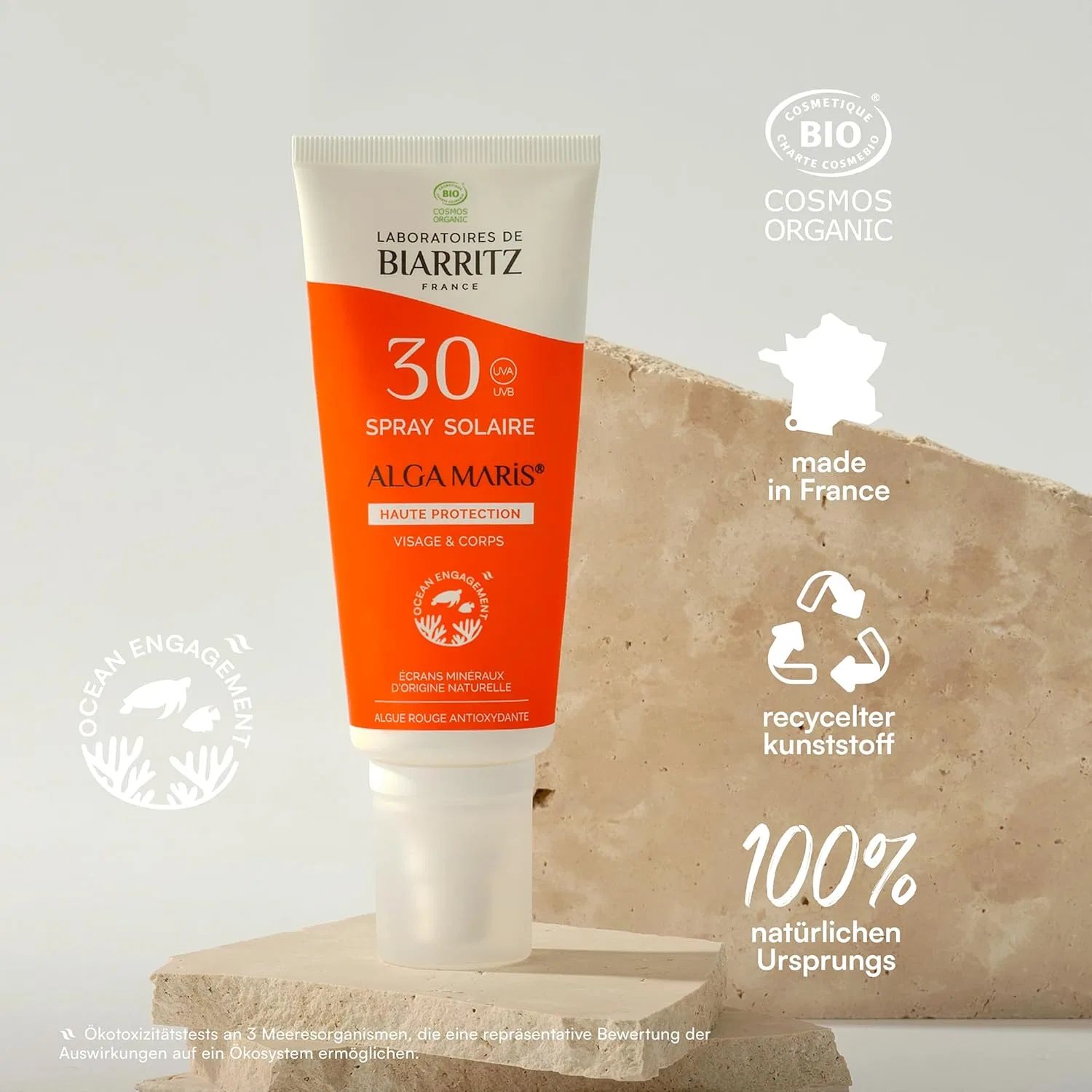 Органический солнцезащитный спрей SPF30 «Alga Maris» от Laboratoires de Biarritz Laboratoires De Biarritz — фото 3
