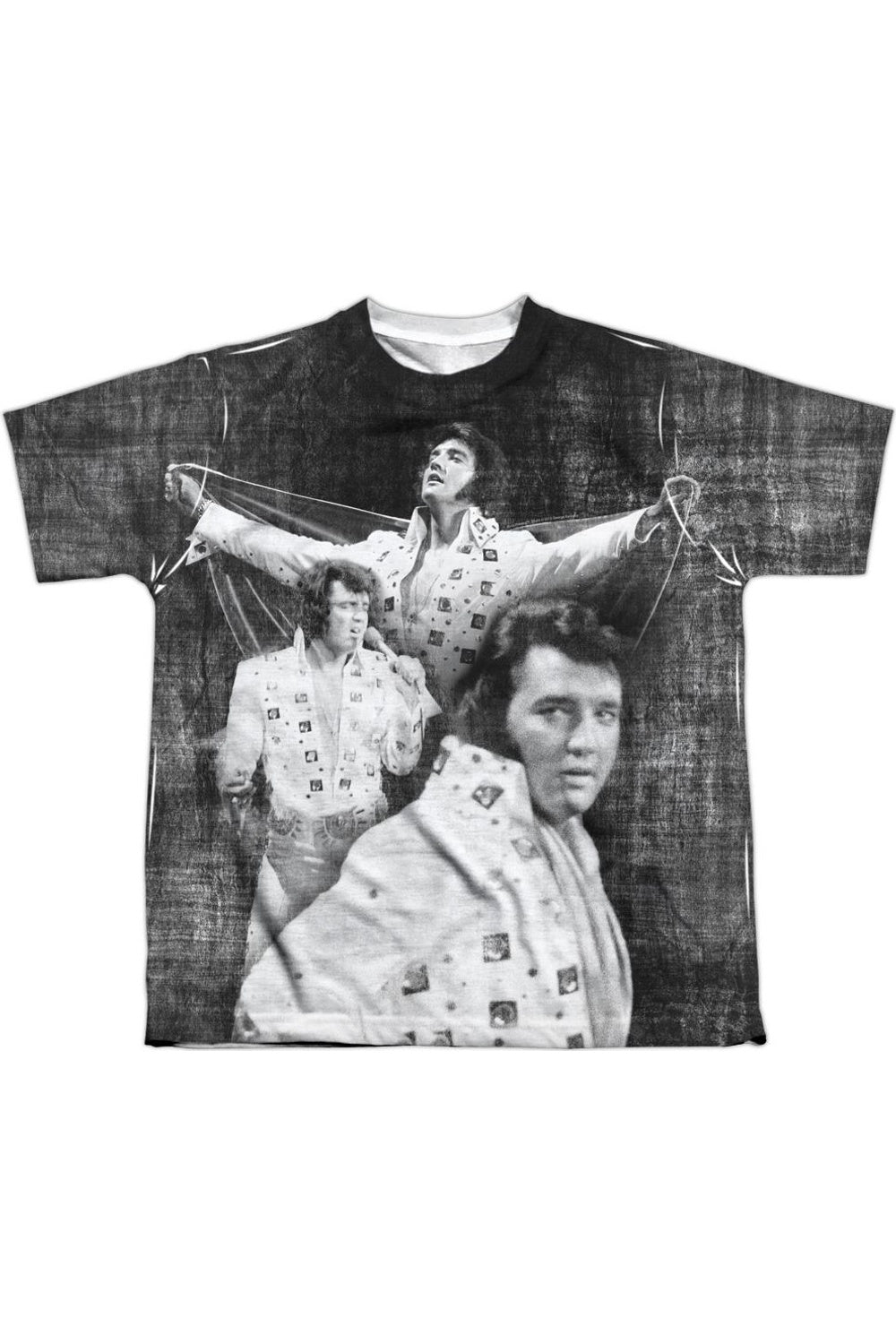 

Футболка с коротким рукавом для подростков "Легендарное выступление Elvis Presley" Gildan, белый