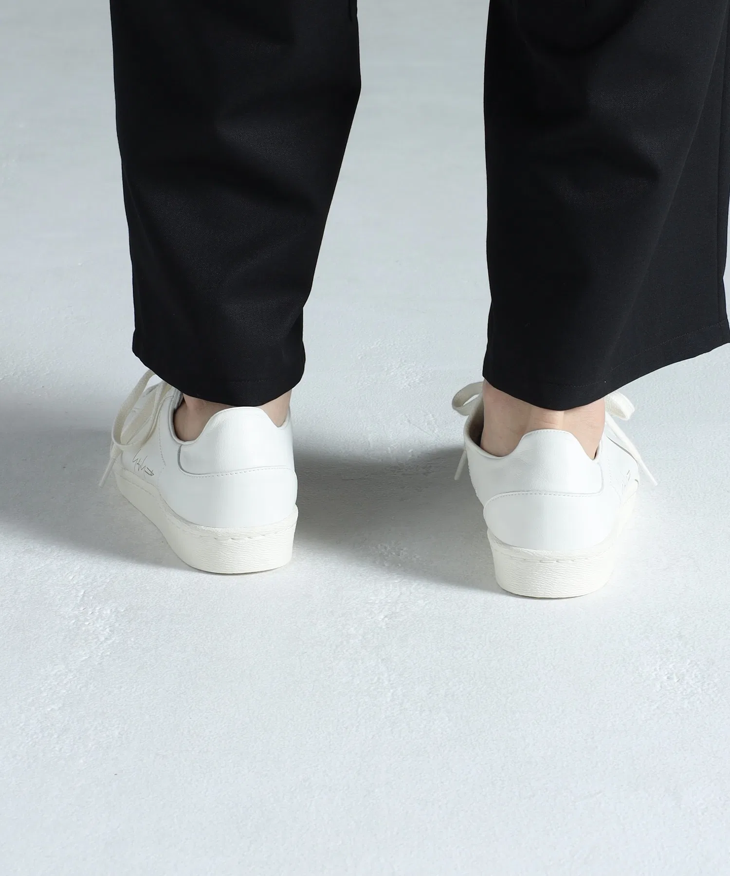 Унисекс кроссовки Y-3 Superstar из кожи белые — фото 3