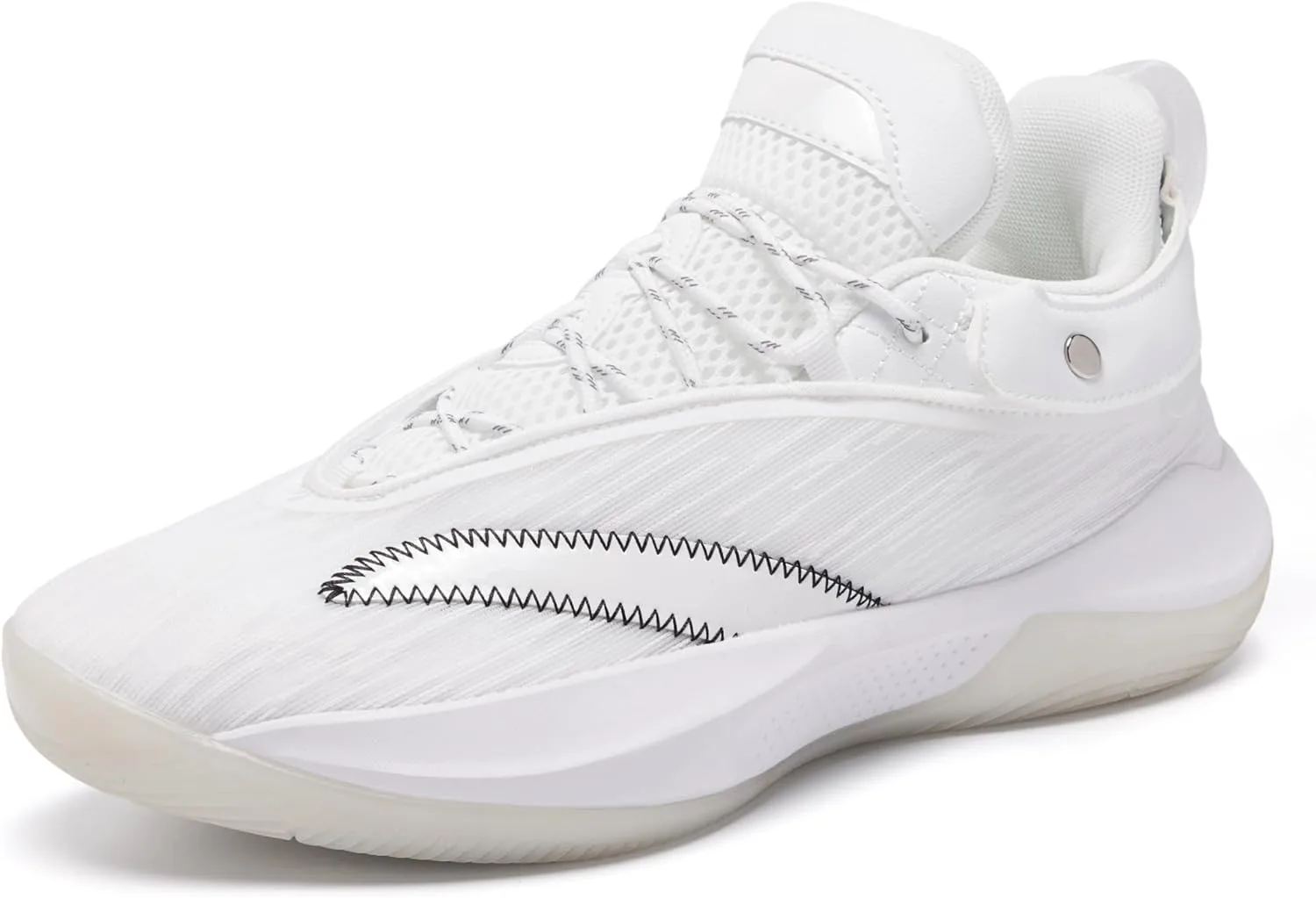 

Женские и мужские баскетбольные кроссовки модные беговые яркие спортивные туфли Bacury, белый