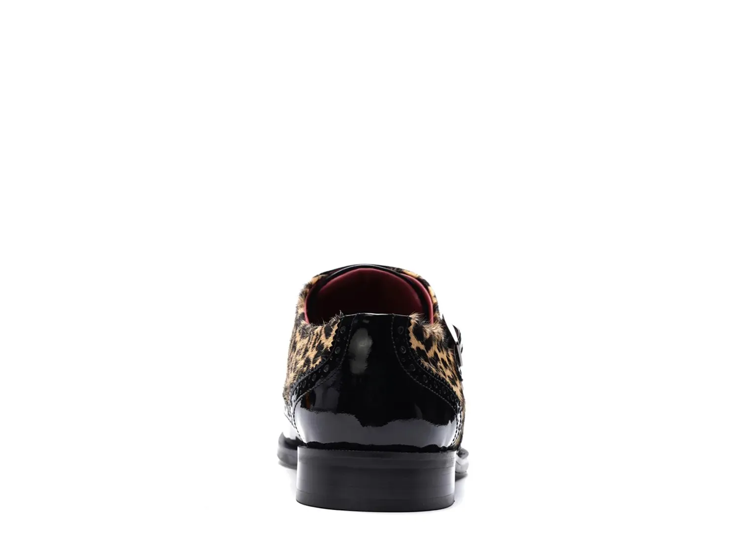 Туфли-лодочки Carlos by Carlos Santana Kai Monk Strap Slip-On, черные с леопардовым принтом — фото 3