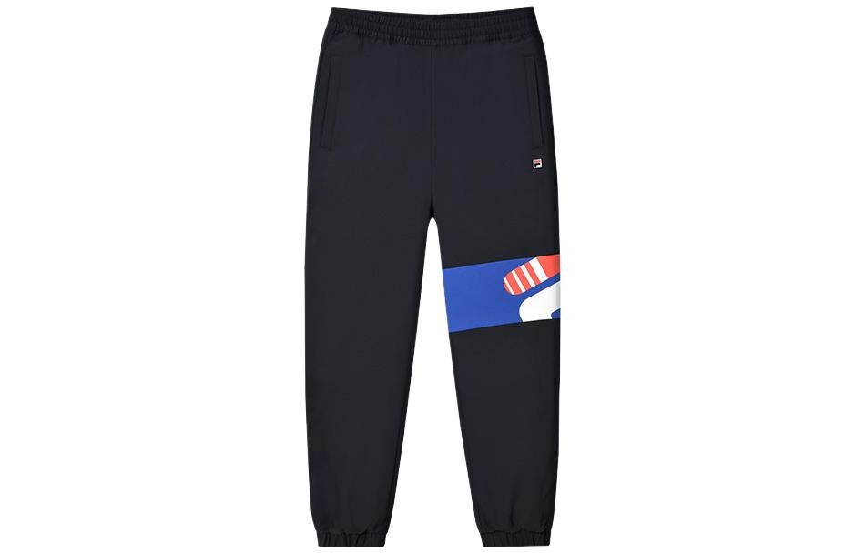 Детские спортивные штаны FILA, цвет черный