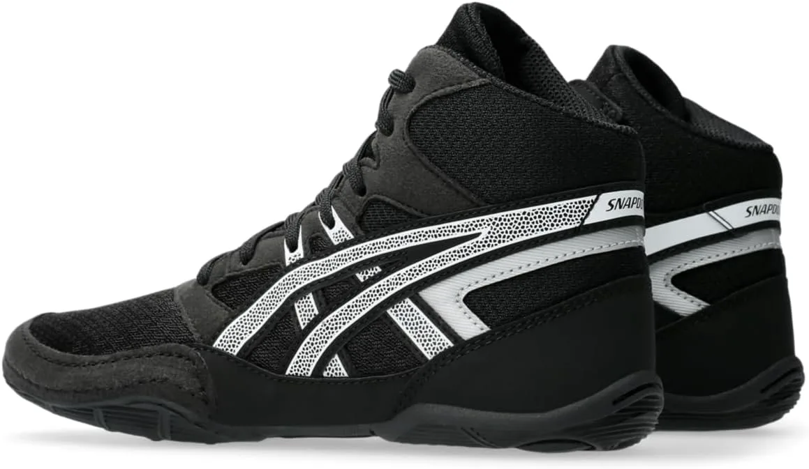Детские кроссовки ASICS Unisex-Child Snapdown 4 Gs, черно-белый — фото 2