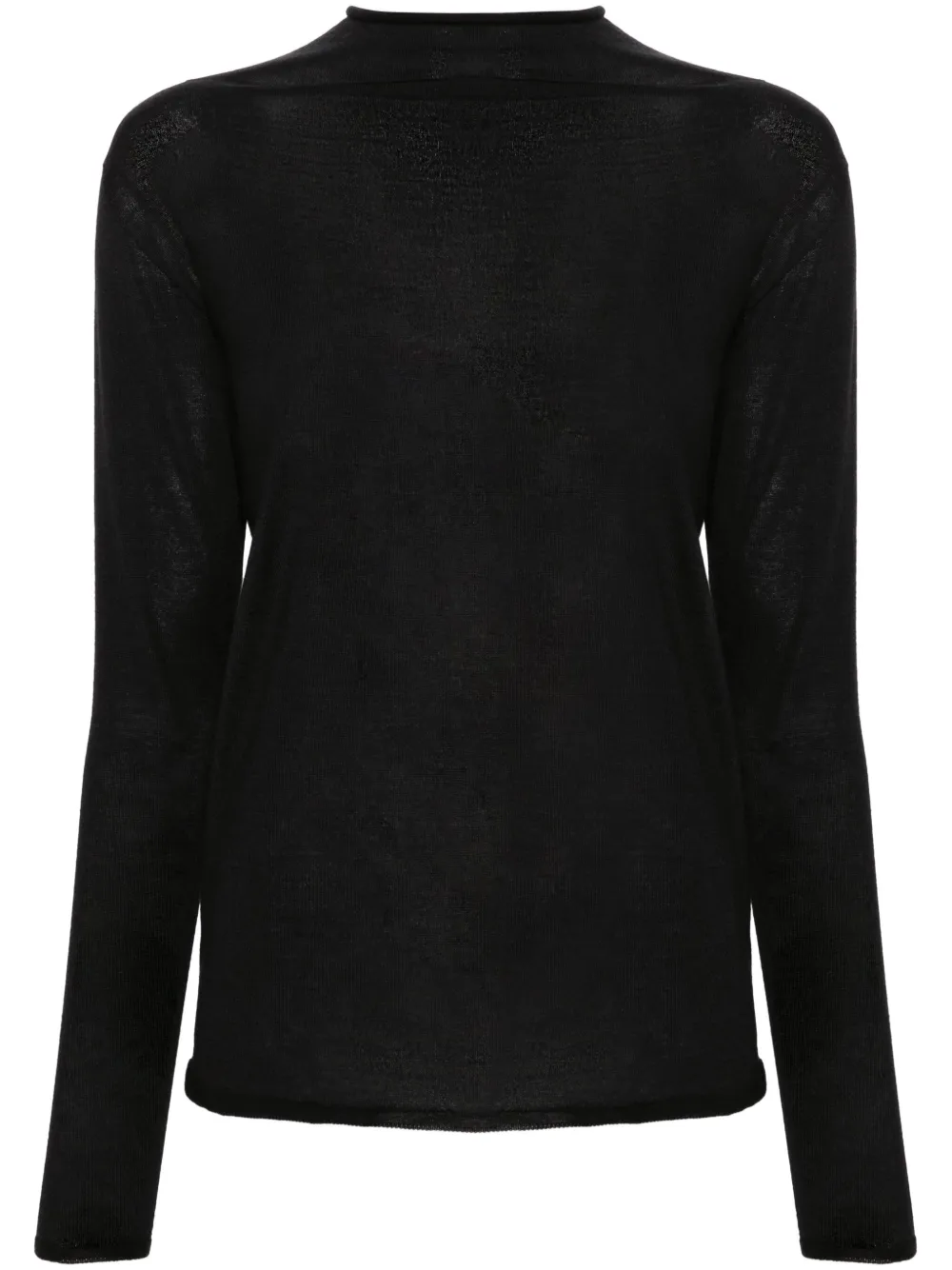 

Джемпер тонкой вязки с V-образным вырезом Fabiana Filippi, черный