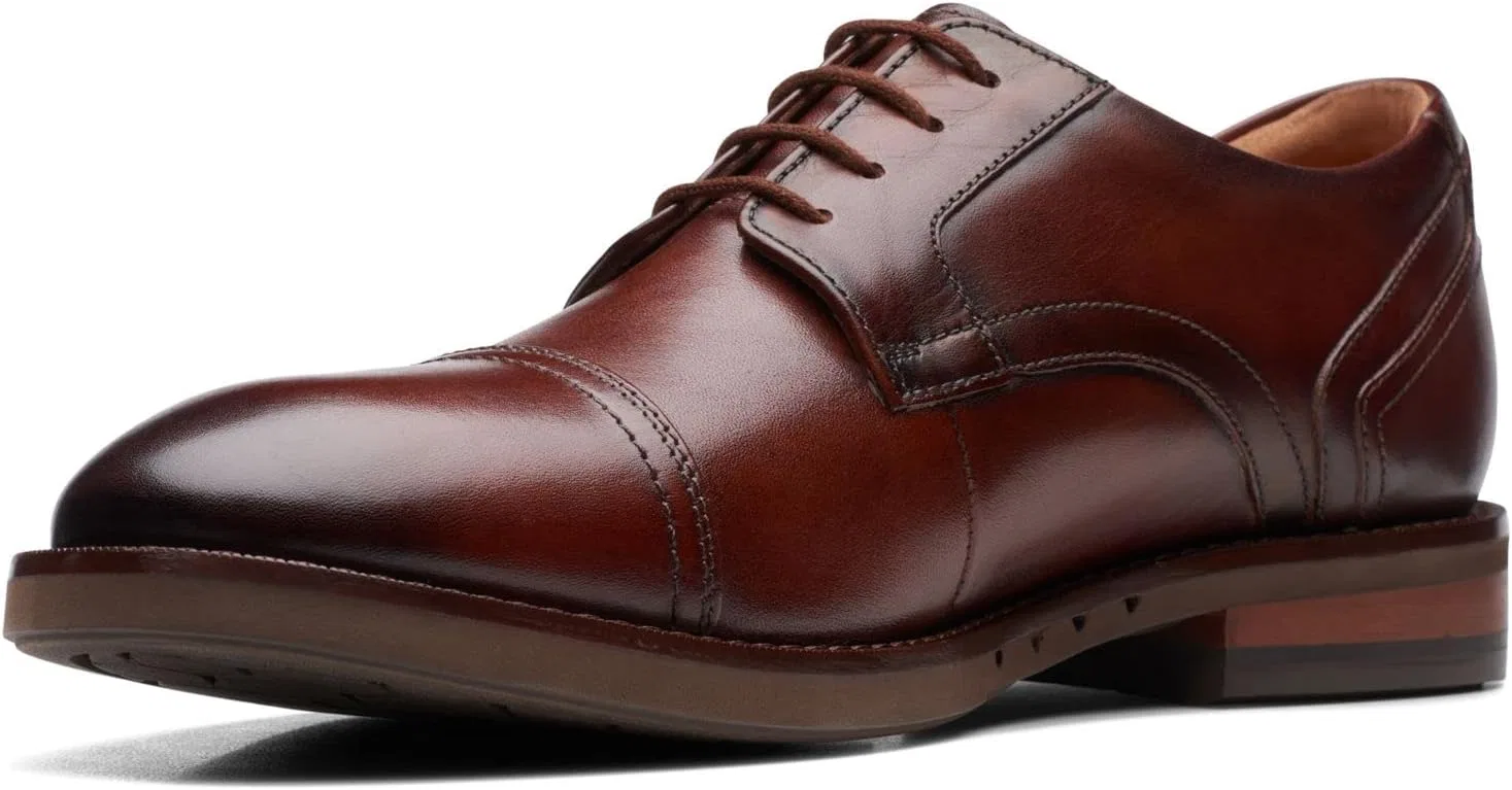 Туфли Clarks Un Hugh Cap, красный — фото 4