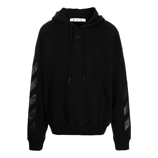 

Худи Men's Off-White Arrow Pattern Plain Weave Knit Black