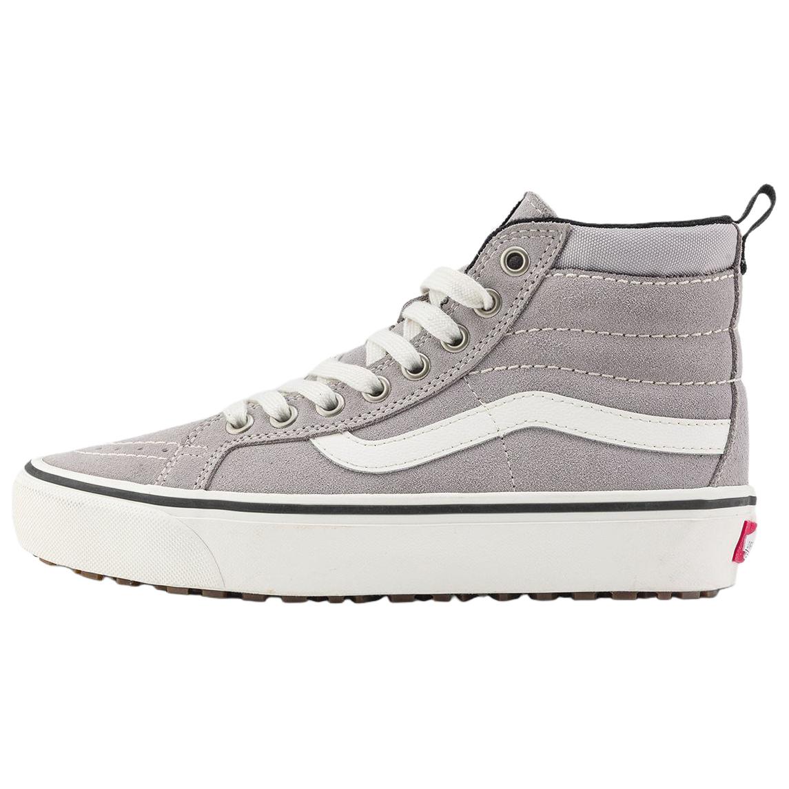 

Vans MTE Sk8 Hi Высокие скейтерские кроссовки унисекс серый белый, цвет Gray