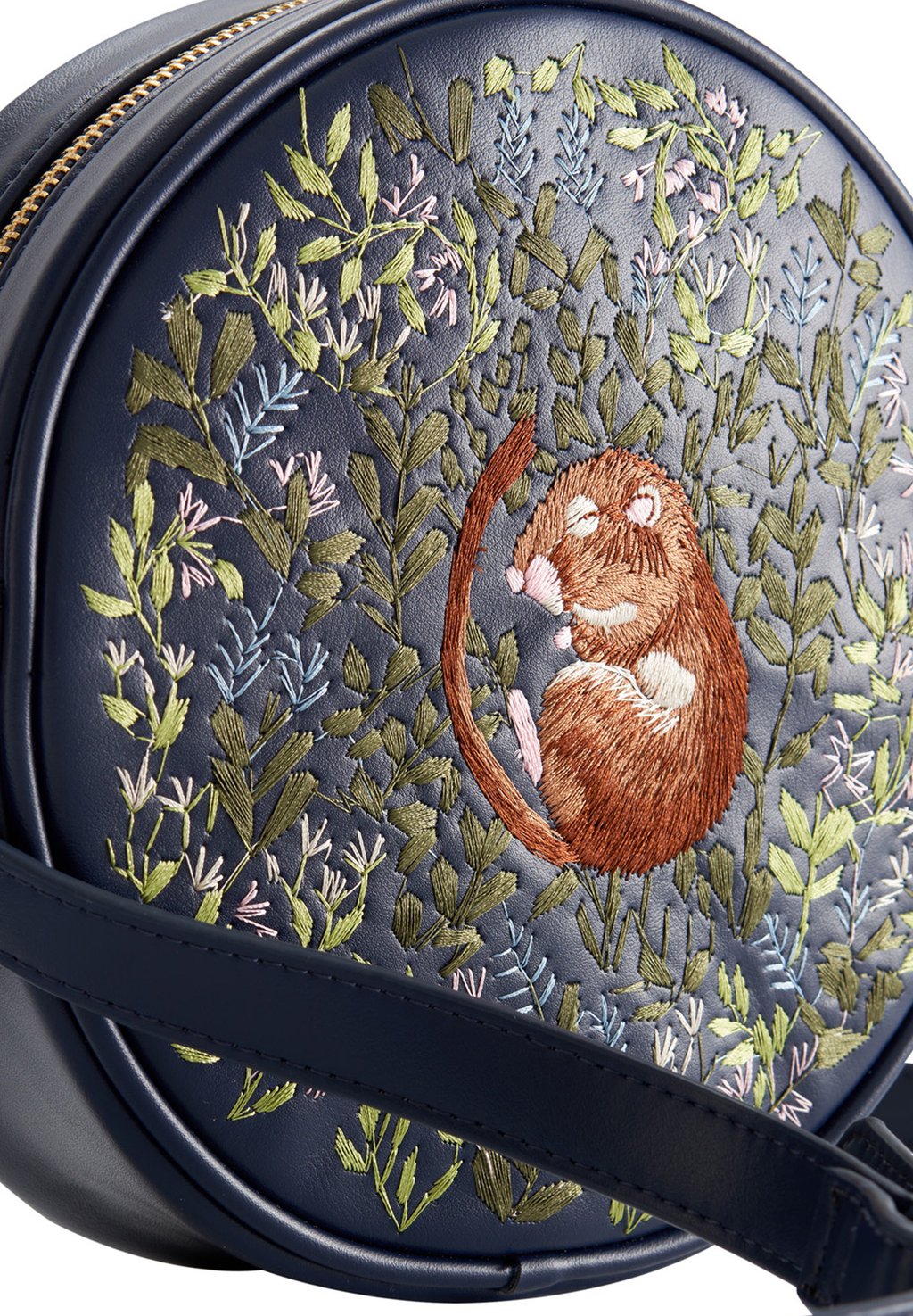 

Сумка через плечо CIRCLE EMBROIDERED DORMOUSE FABLE ENGLAND, синий