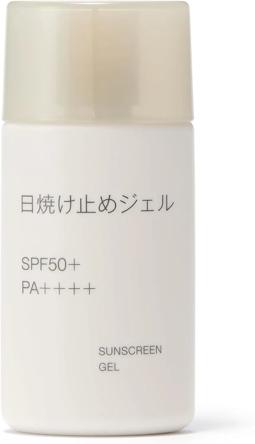 Солнцезащитный гель MUJI Sunscreen Gel SPF50+ PA++++ 30 мл белый
