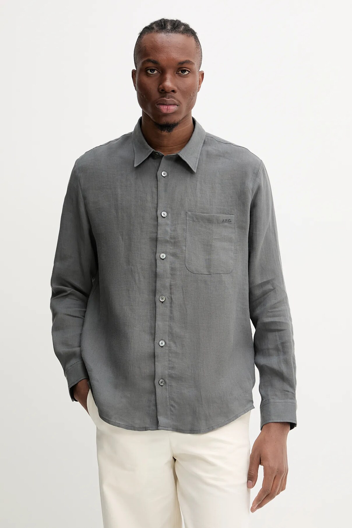 

Рубашка Сорочка Cassel A.P.C., серый