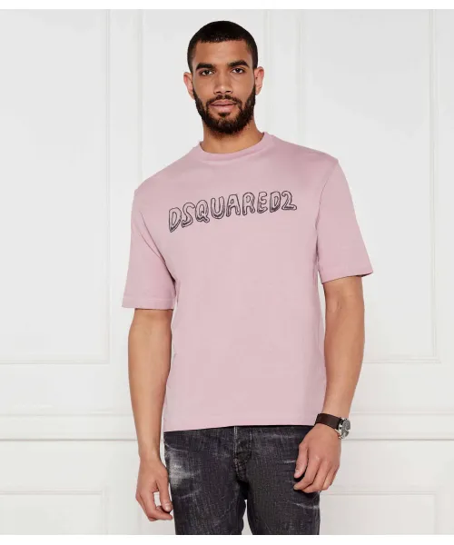 

Футболка Loose fit Dsquared2, розовый